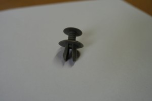 VW Transporter upholstery clip - grey 8mm