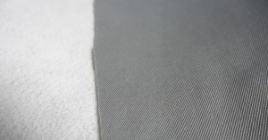 #Dark gray car fabric + white felt